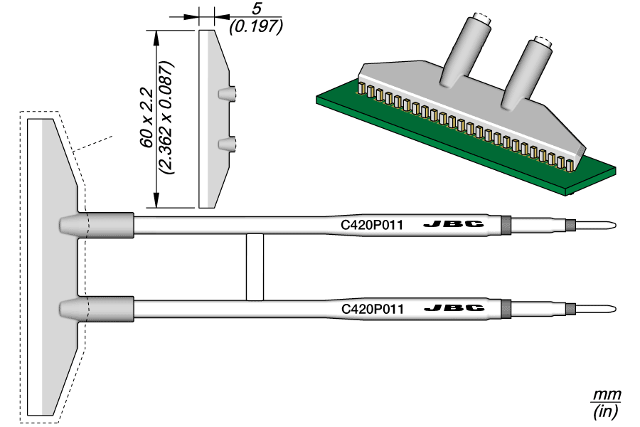 C420P011 - Blade Cartridge 60 mm